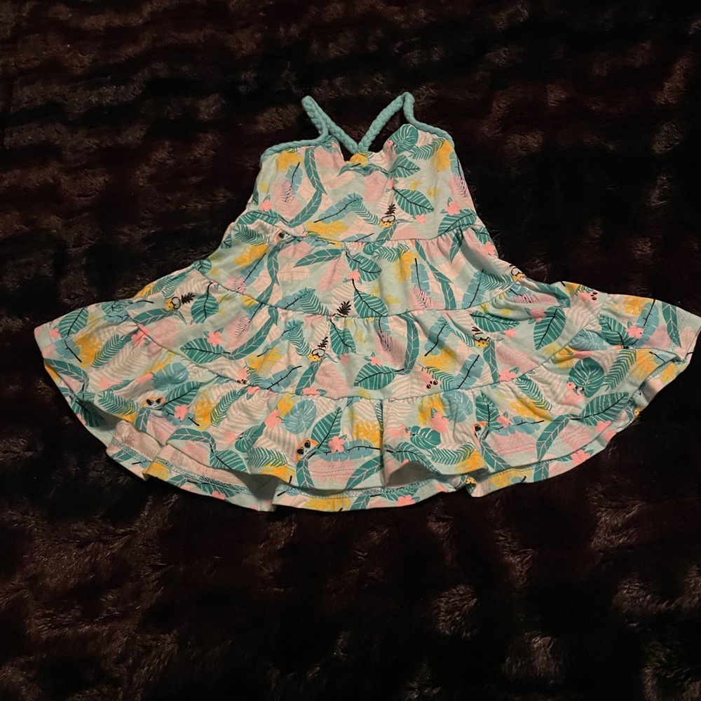 Toddler Spaghetti Strap Flower Dress 6Months